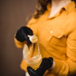 woman in yellow button up long sleeve shirt